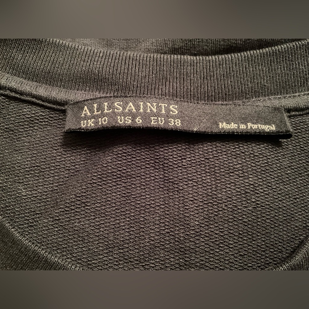 All saints Chan Fly dress black 6 - Picture 11 of 11